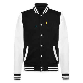 Citation Bonne année - Veste Teddy - noir/blanc - Devant - Nik (191cm) & Marisol (170cm)