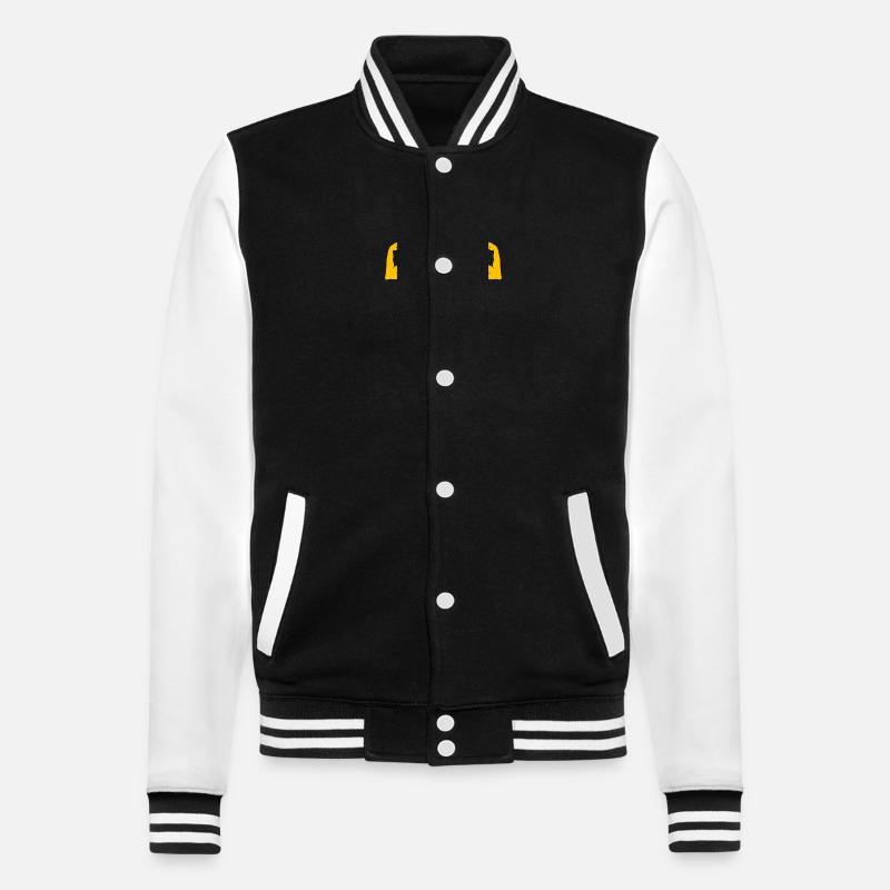 Holger Der Mann Der Alles Kann Vorname Holger - College-Sweatjacke - Schwarz/Weiß