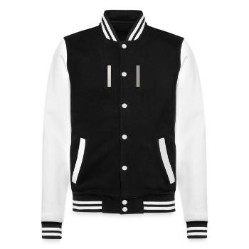 Noël 14 - Veste Teddy - noir/blanc - Devant - Nik (191cm) & Marisol (170cm)