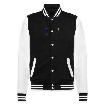 Belutschistan Fußball Mannschaft - College-Sweatjacke - Schwarz/Weiß - Vorne - Nik (191cm) & Marisol (170cm)