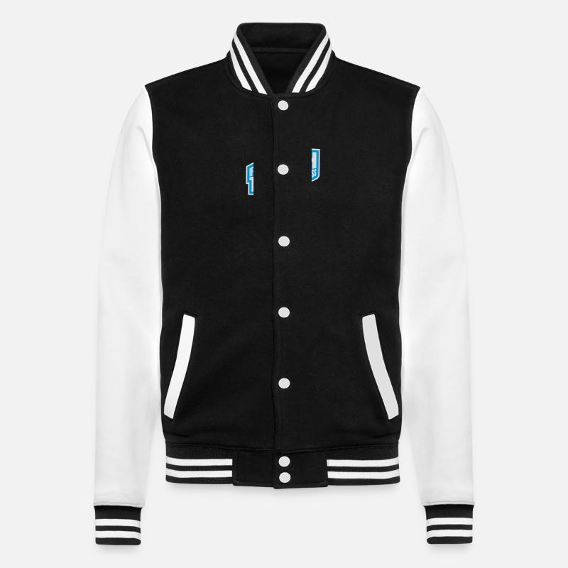 Si im trop - Veste Teddy - noir/blanc