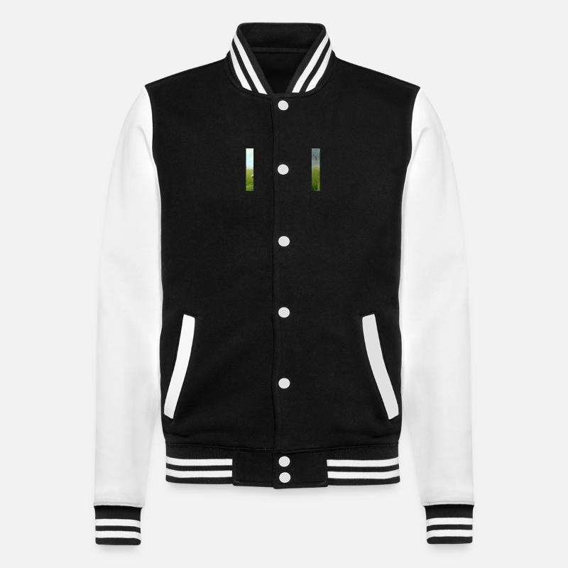 Lapin sauteur - Veste Teddy - noir/blanc