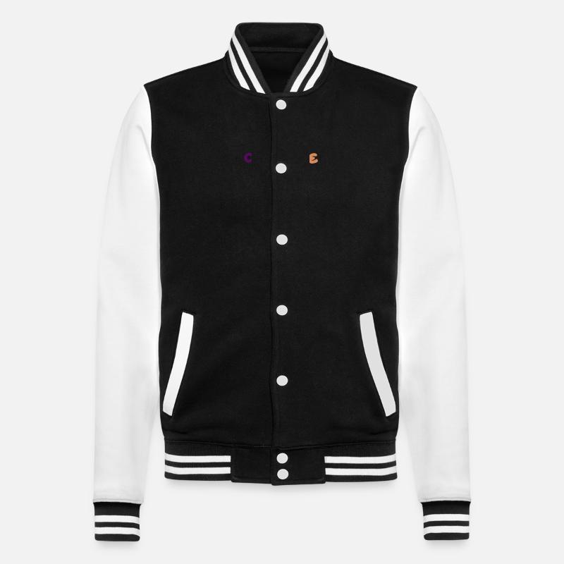 Courage, pensée positive - Veste Teddy - noir/blanc
