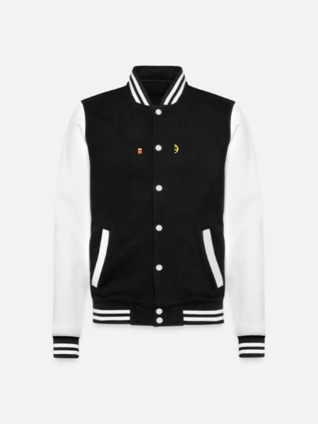 Ostthüringen Merch - Hanfried - College-Sweatjacke - Schwarz/Weiß