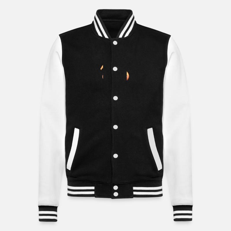 Pélican oiseau bande dessinée Cool - Veste Teddy - noir/blanc