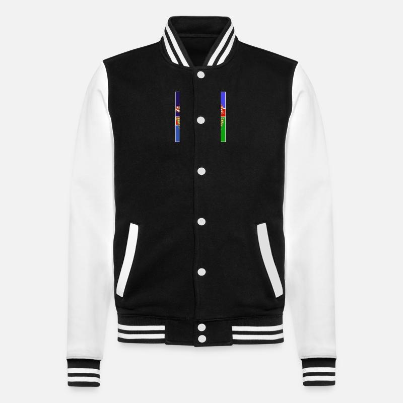 Got Created the musik5 - College-Sweatjacke - Schwarz/Weiß