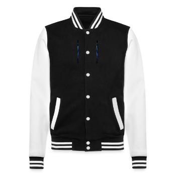 Déclaration de blague Idée cadeau de citation drôle géniale - Veste Teddy - noir/blanc - Devant - Nik (191cm) & Marisol (170cm)