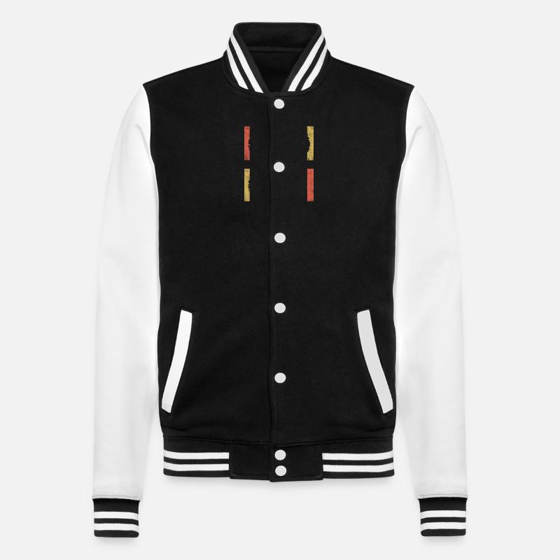 Just Be Cool,Be Cool - College Sweat Jacket - black/white