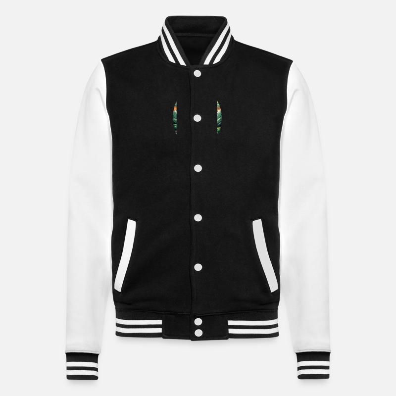 Vélo Trèfle de la Saint-Patrick - Veste Teddy - noir/blanc