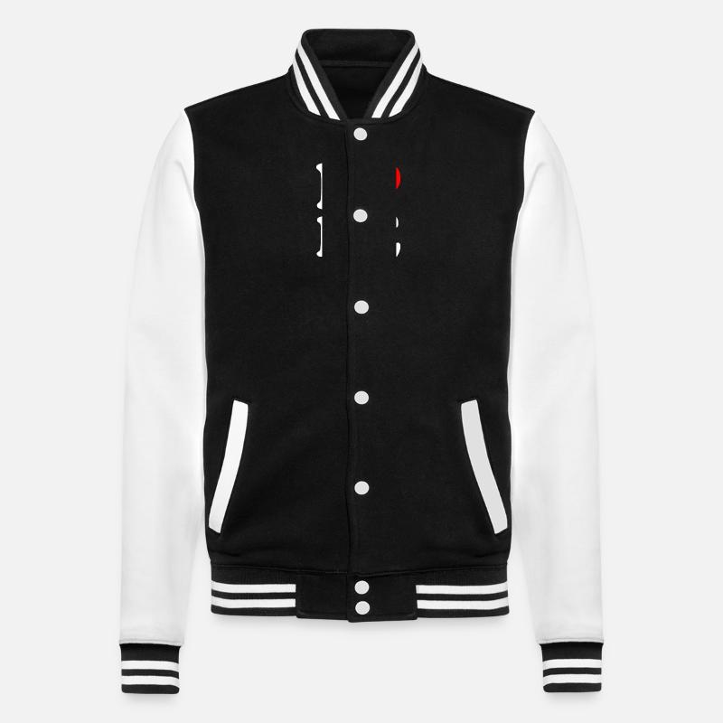 I love me - College-Sweatjacke - Schwarz/Weiß
