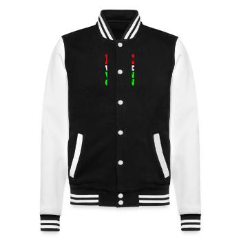 Rise with the women of iran - Veste Teddy - noir/blanc - Devant - Nik (191cm) & Marisol (170cm)