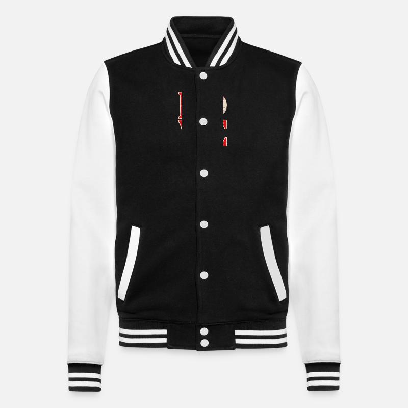 Aimer le baseball - Veste Teddy - noir/blanc
