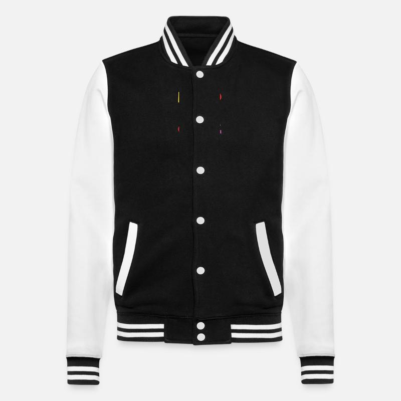 Hello 36th grade - College Sweat Jacket - black/white