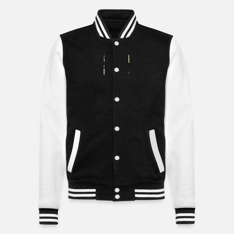 Amazing view great beer - College Sweat Jacket - black/white