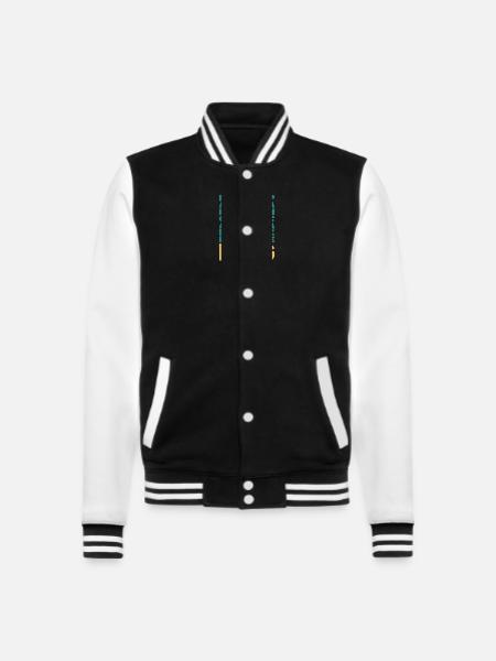 Pancake Lover Kids King Pancake - College-Sweatjacke - Schwarz/Weiß