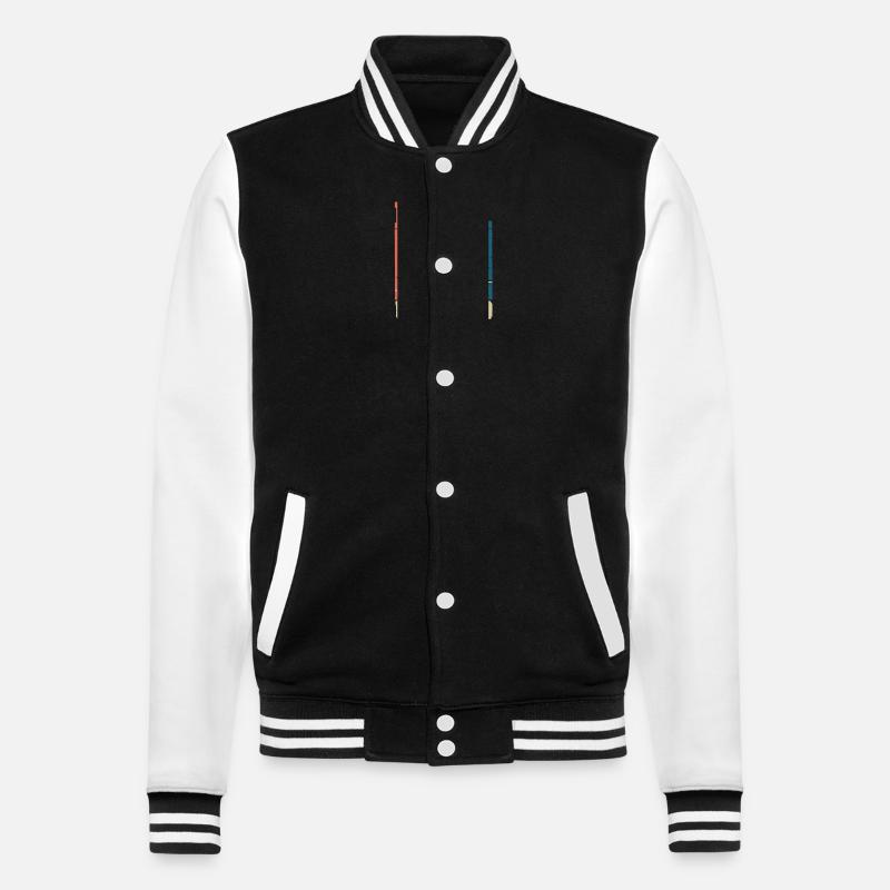 Level 14 Unlocked - College Sweat Jacket - black/white