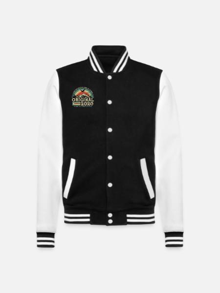 Original seit 2020 Limitierte Edition - College-Sweatjacke - Schwarz/Weiß