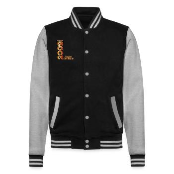 Anniversary magic 15 years 2009 - College Sweat Jacket - black/heather grey - Front - Nik (191cm) & Marisol (170cm)