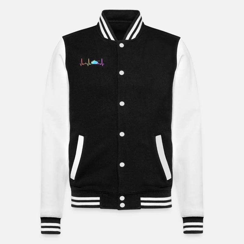 Panzer Kampfpanzer Panzerkampfwagen Panzerfahrer - College-Sweatjacke - Schwarz/Weiß