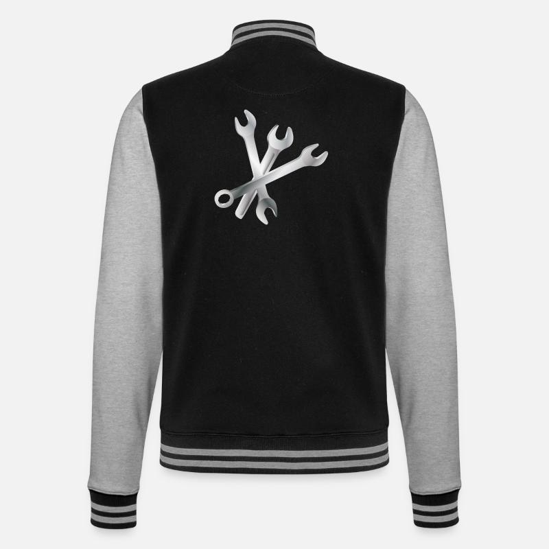 Jeu de clés – Outils et artisanat - Veste Teddy - noir/gris chiné