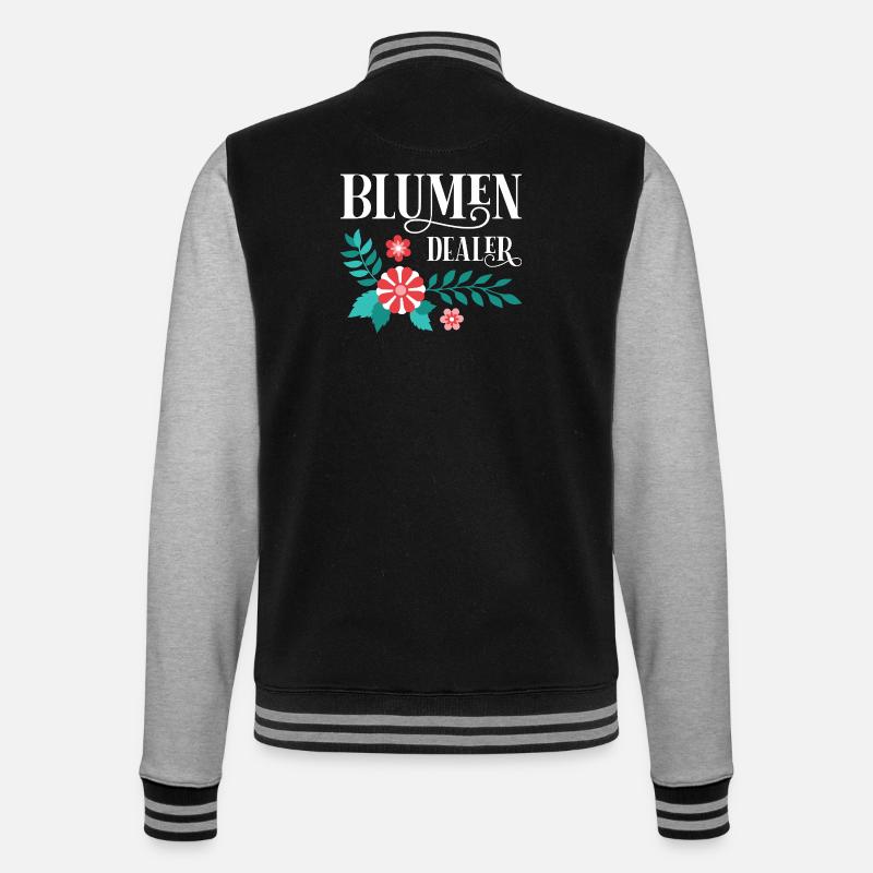 Gärtner Spruch Gärtnerei Hobbygärtner Kleingärtner - College-Sweatjacke - Schwarz/Grau meliert