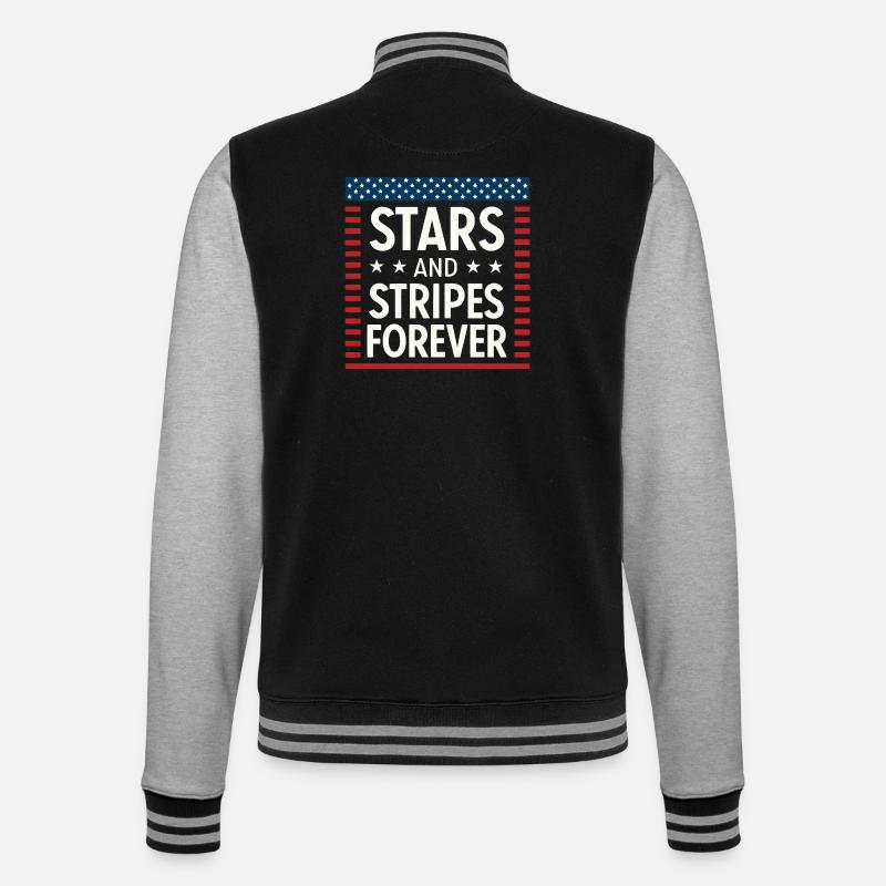 Étoiles et Rayures Forever - Veste Teddy - noir/gris chiné