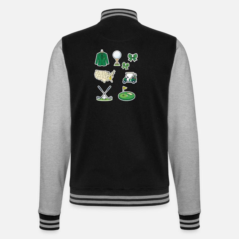 Ensemble d’autocollants Golf Universe - Veste Teddy - noir/gris chiné