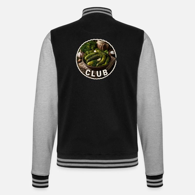 Cucumbers Malosolnii - College Sweat Jacket - black/heather grey