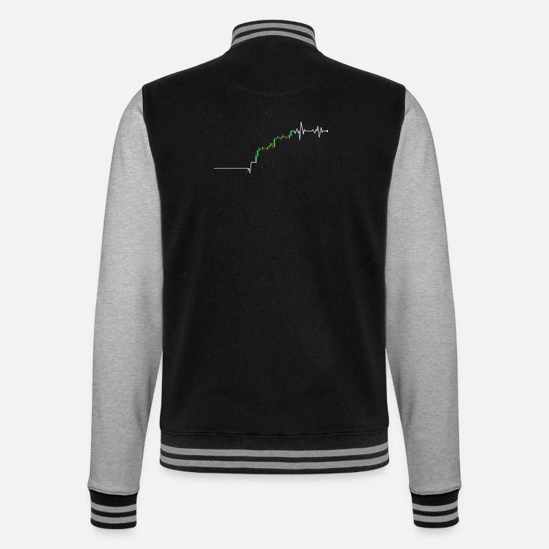 Graphique du rallye TrendPulse - Veste Teddy - noir/gris chiné