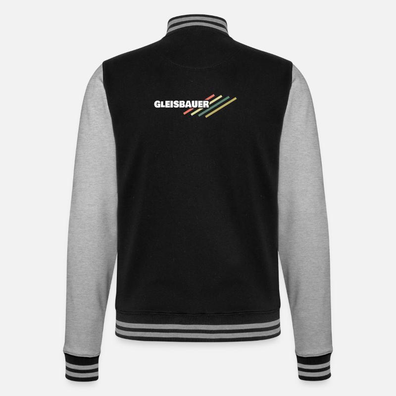 Workplace Track Builder - College Sweat Jacket - black/heather grey