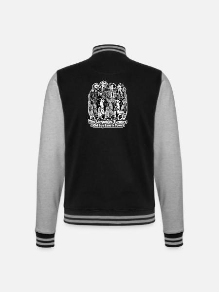 The Linguistic Turners - College-Sweatjacke - Schwarz/Grau meliert
