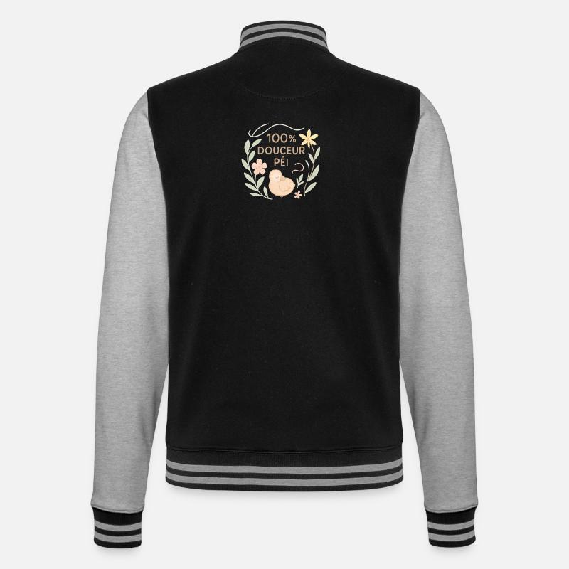 " 100% douceur péï " bébé et accessoires - Veste Teddy - noir/gris chiné
