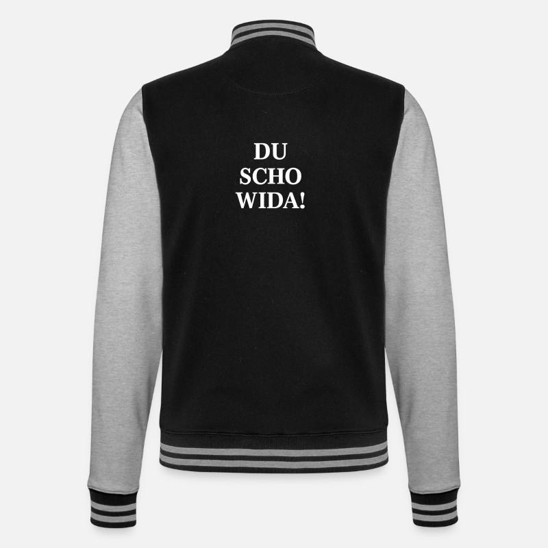Du scho wida Bold Statement - Veste Teddy - noir/gris chiné