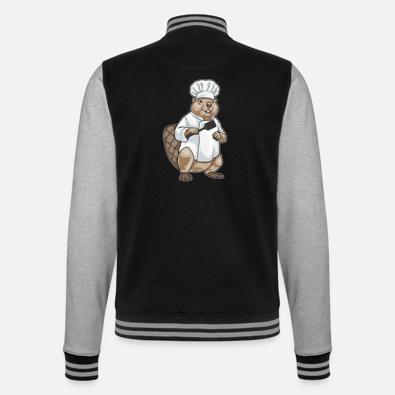 Beaver Cook Spatule Cuisson - Veste Teddy - noir/gris chiné