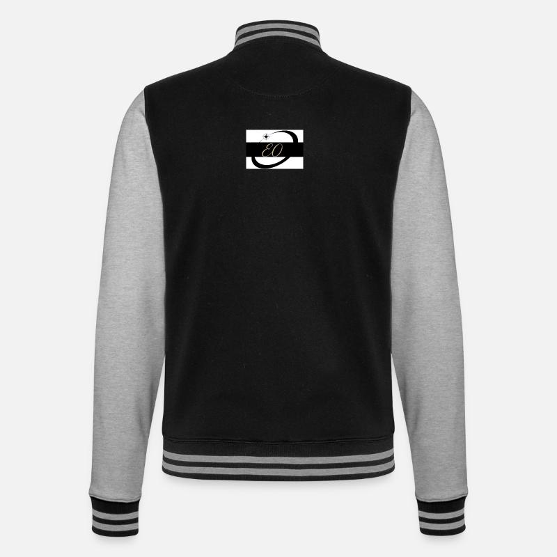 Screenshot_20251105_165617_com_android_chrome_C - College-Sweatjacke - Schwarz/Grau meliert