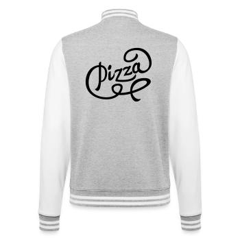 Pizza - Veste Teddy - gris chiné / blanc - Dos - Marisol (170cm)