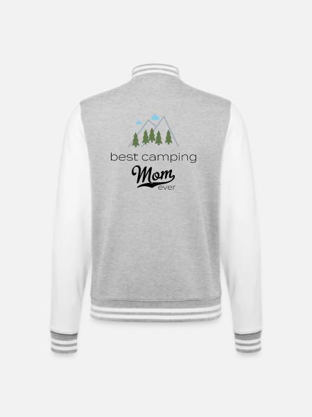 camper - College Sweat Jacket - heather grey/white