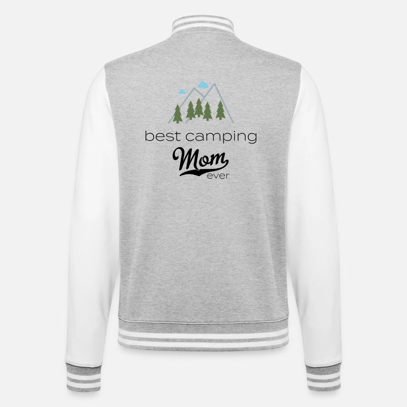 camper - College Sweat Jacket - heather grey/white