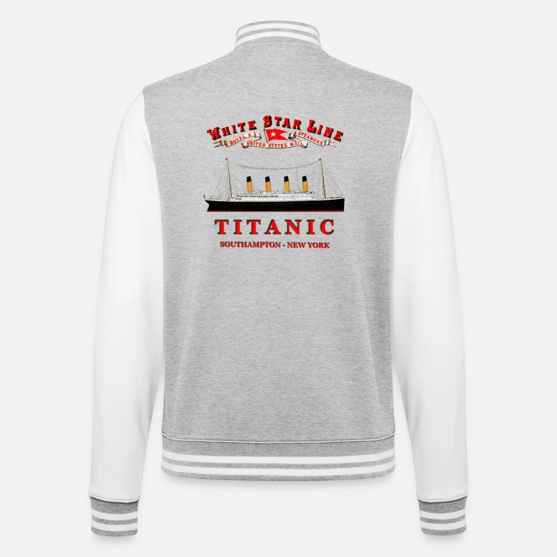 TITANIC CREATION Louis RUNEMBERG © Adagp - Veste Teddy - gris chiné / blanc