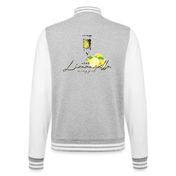 Limoncello (Limoncello) - College Sweat Jacket - heather grey/white - Back - Marisol (170cm)