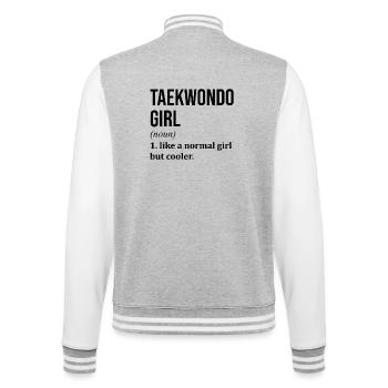 Taekwondo Taekwondo Taekwondo - Veste Teddy - gris chiné / blanc - Dos - Marisol (170cm)