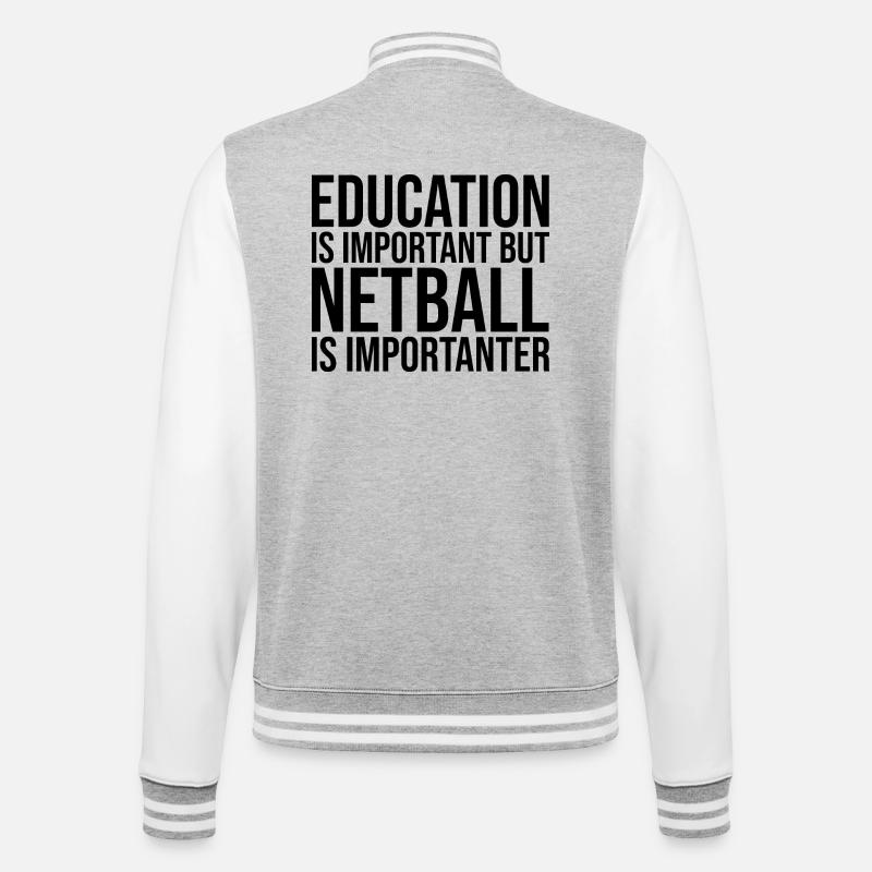 Netball - Veste Teddy - gris chiné / blanc