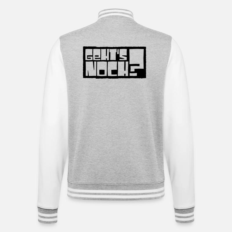 Is it still possible? - College Sweat Jacket - heather grey/white