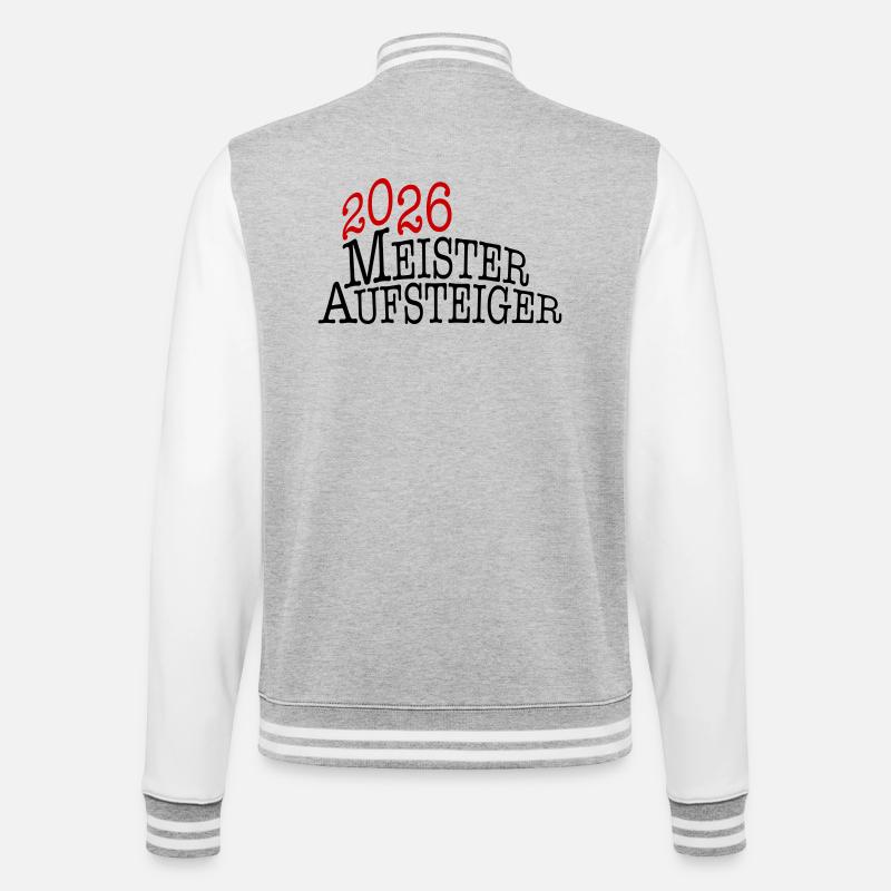 Champion et équipe promue 2026 - Veste Teddy - gris chiné / blanc