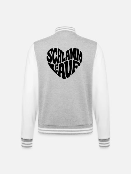 Mud Run 2026 - Mud Run 2026 - College Sweat Jacket - heather grey/white