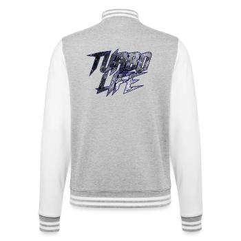 Motif de camouflage Turbo Life pour tournevis turbo - Veste Teddy - gris chiné / blanc - Dos - Marisol (170cm)