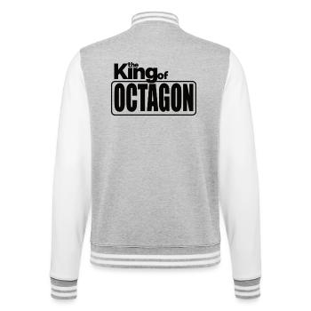 Octagon mma Mixed Martial Arts Kampfsport - College Sweat Jacket - heather grey/white - Back - Marisol (170cm)