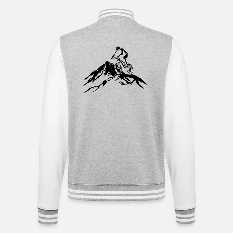 VTT - Veste Teddy - gris chiné / blanc