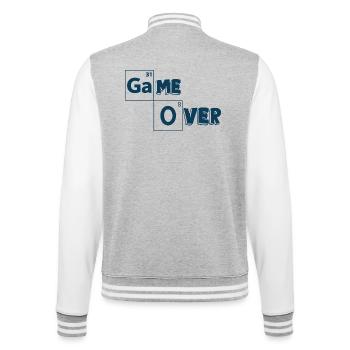 Game over games shirt - Veste Teddy - gris chiné / blanc - Dos - Marisol (170cm)