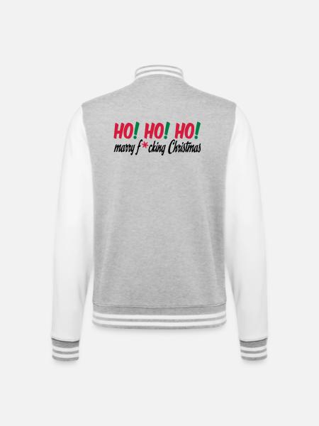 christmas - College Sweat Jacket - heather grey/white